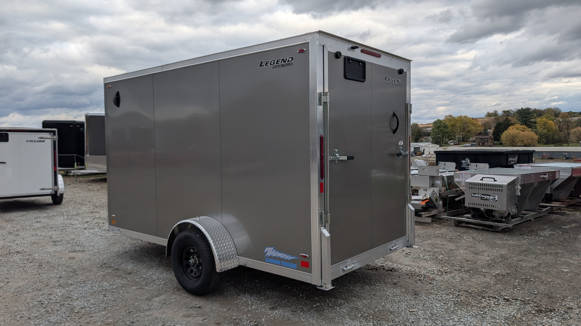 New 2026 LEGEND 6x12 + 1' V Thunder V-Nose Cargo Trailer w/ Ramp