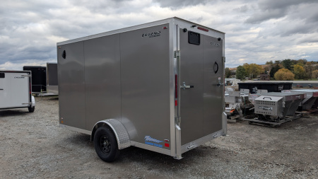 New 2026 LEGEND 6x12 + 1' V Thunder V-Nose Cargo Trailer w/ Ramp