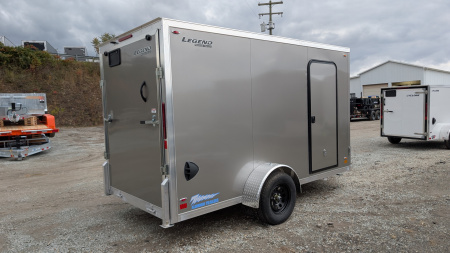 New 2026 LEGEND 6x12 + 1' V Thunder V-Nose Cargo Trailer w/ Ramp