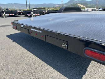New 2025 Sure-Trac 7x20 (16+4) Steel Deck Car Hauler 10K GVWR