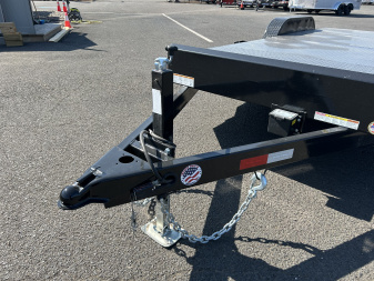 New 2025 Sure-Trac 7x20 (16+4) Steel Deck Car Hauler 10K GVWR