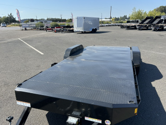 New 2025 Sure-Trac 7x20 (16+4) Steel Deck Car Hauler 10K GVWR