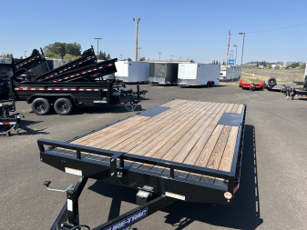 New 2025 Sure-Trac 8.5x20 Low Pro Flat Deck Deckover Trailer 10K GVWR