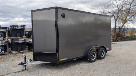 New 2026 Legend 7.5 x 14 + 2' V Thunder V-Nose Cargo Trailer w/ Ramp