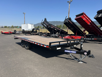 New 2025 Sure-Trac 8.5x20 Low Pro Flat Deck Deckover Trailer 10K GVWR