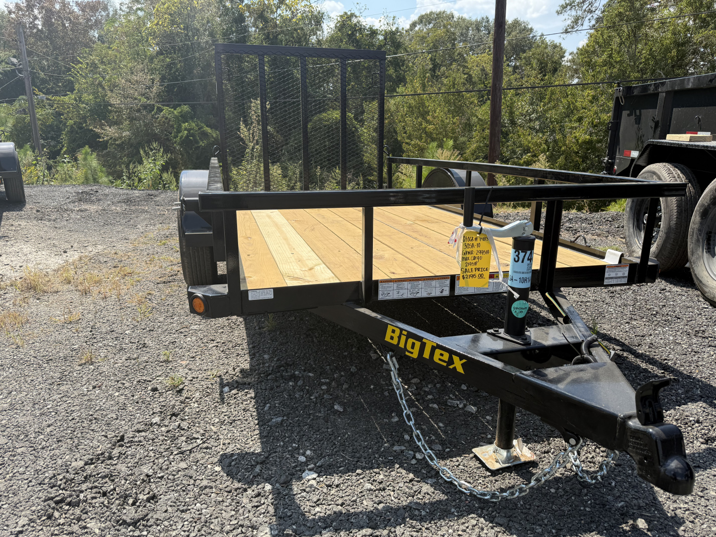 New 2026 Big Tex Trailers 30SA-10R1A-4PBK Utility Trailer