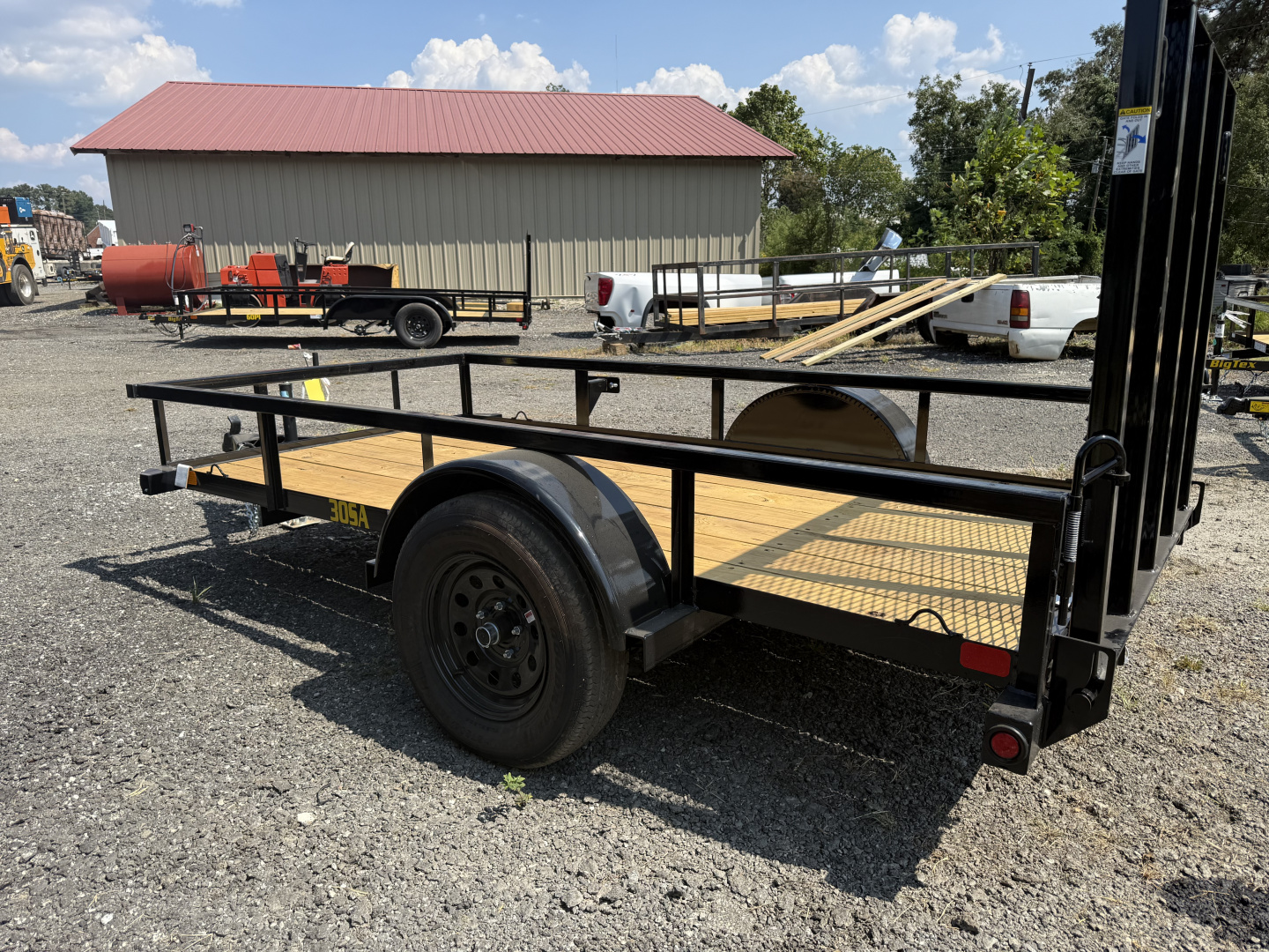New 2026 Big Tex Trailers 30SA-10R1A-4PBK Utility Trailer