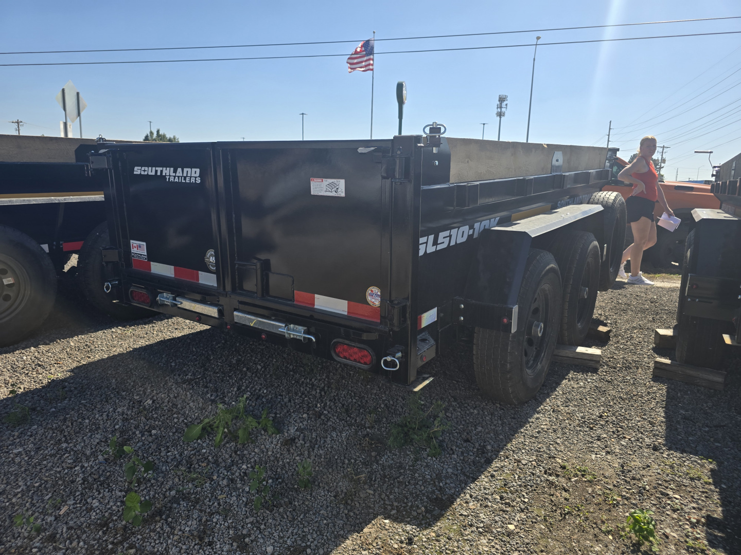 New 2026 Southland Trailers 5'x10' 10K GVWR Dump Trailer