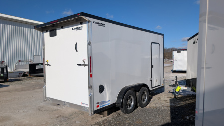 New 22026 Legend 7.5 x 14 + 2' V-Nose Thunder Enclosed Cargo Trailer w/ Ramp