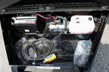 New 2026 Hawke Trailers 6X12 10K Dump w/ Spreader Gate Ramps and Tarp Dump Trailer