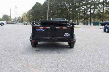 New 2026 Hawke Trailers 6X12 10K Dump w/ Spreader Gate Ramps and Tarp Dump Trailer