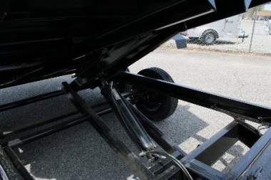 New 2026 Hawke Trailers 6X12 10K Dump w/ Spreader Gate Ramps and Tarp Dump Trailer