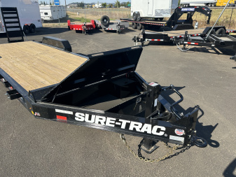 New 2026 Sure-Trac 7x22 (19+3) PRO SERIES Equipment Trailer 17.6K GVWR