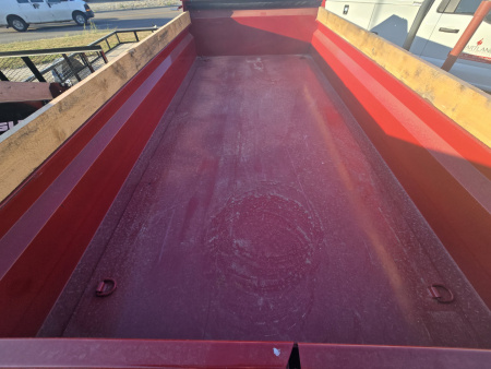 New 2026 Southland Trailers 7x14 14K GVWR Dump Trailer-RED Color