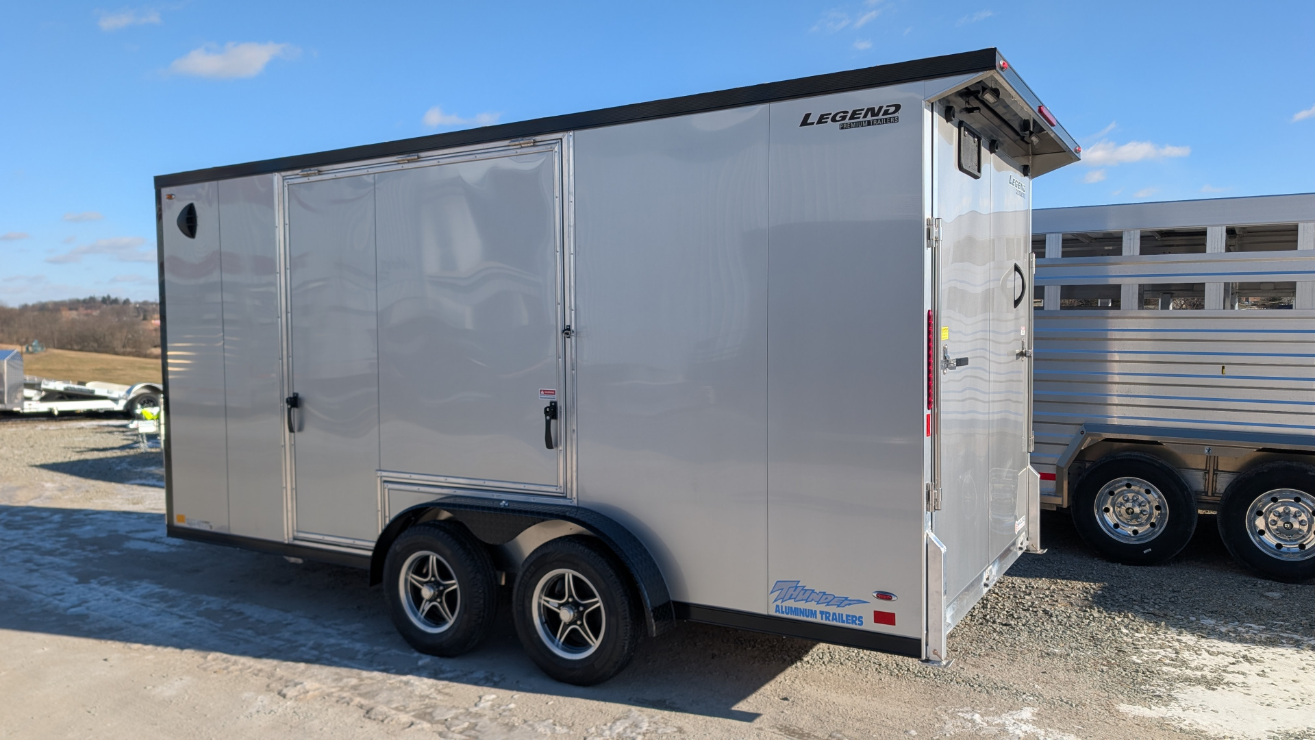 Legend Ramp 07 New 2026 Legend 7.5 x 16 + 2' V-Nose Thunder Cargo Trailer w/ Ramp for ...