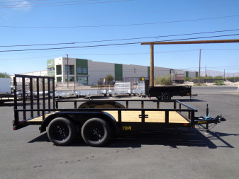 New 2026 Big Tex Trailers * 70PI-14 * 14Ft Tandem Axle Utility Trailer w/ Ramp Gate