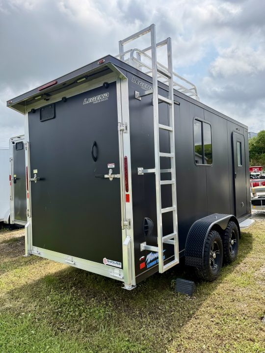 New 2026 Legend 7x16 + 2' V-Nose Thunder BAJA EDITION Cargo Trailer w/ Ramp