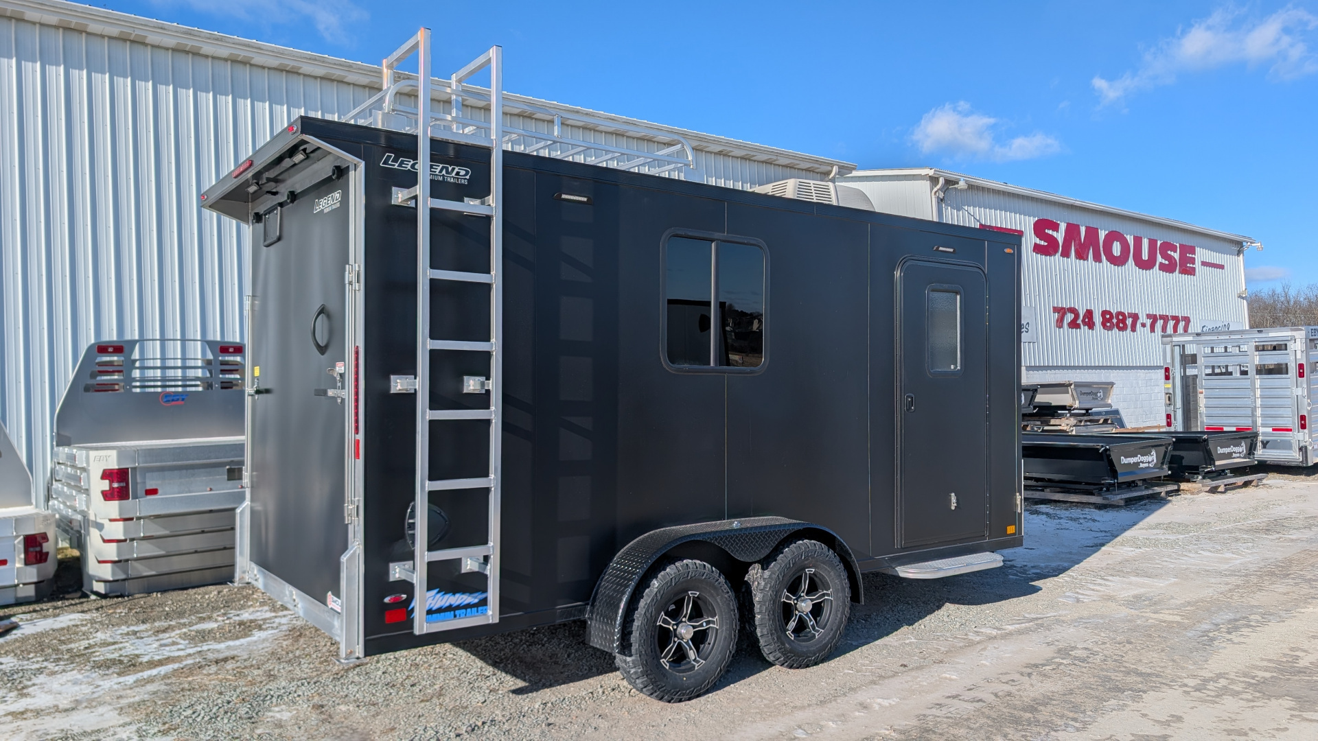 New 2026 Legend 7x16 + 2' V-Nose Thunder BAJA EDITION Cargo Trailer w/ Ramp