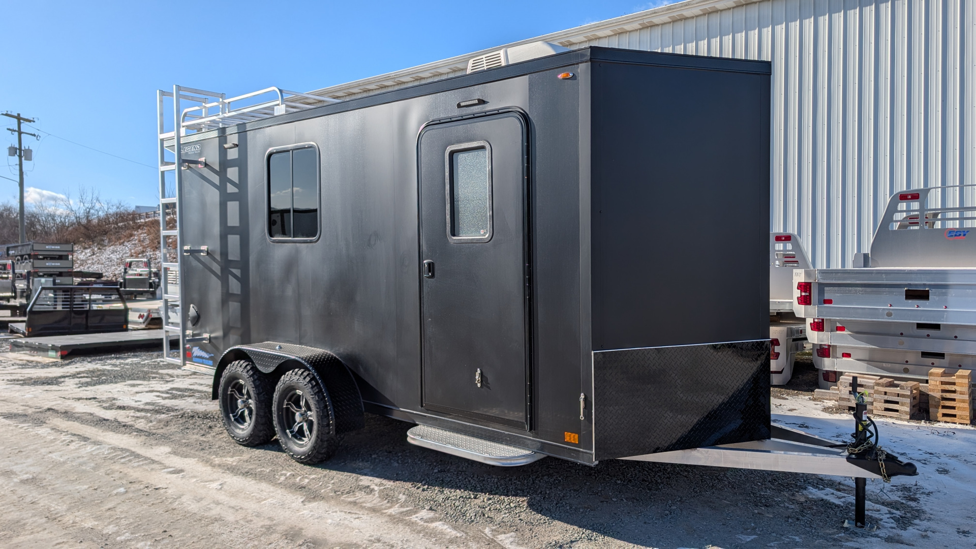 New 2026 Legend 7x16 + 2' V-Nose Thunder BAJA EDITION Cargo Trailer w/ Ramp
