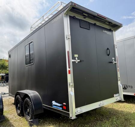 New 2026 Legend 7x16 + 2' V-Nose Thunder BAJA EDITION Cargo Trailer w/ Ramp