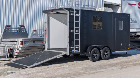 New 2026 Legend 7x16 + 2' V-Nose Thunder BAJA EDITION Cargo Trailer w/ Ramp