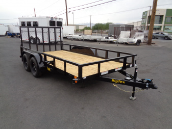 New 2026 Big Tex Trailers * 70PI-14 * 14Ft Tandem Axle Utility Trailer w/ Ramp Gate