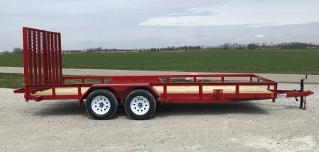 Used 2022 Liberty 83” × 16’ Tandem Axle Utility