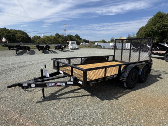 New 2025 Texas Bragg Trailers 12P w/ Expanded Sides & Gate Utility Trailer