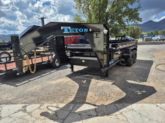 New 2026 Teton Tandem Axle Gooseneck Dump/14,000 GVWR/83 X14'