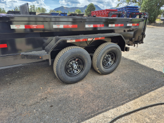 New 2026 Teton Tandem Axle Gooseneck Dump/14,000 GVWR/83"X14'