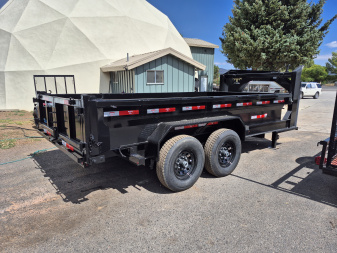 New 2026 Teton Tandem Axle Gooseneck Dump/14,000 GVWR/83"X14'