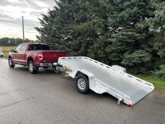 New 2026 Aluma 7712H-TILT-S Utility Trailer / ALL ALUMINUM / 77.5  WIDE X 145  LONG