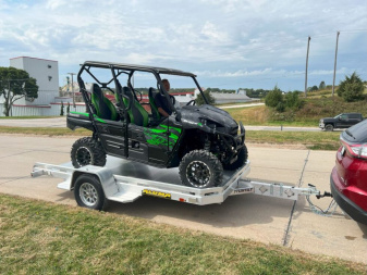 New 2026 Aluma 7712H-TILT-S Utility Trailer / ALL ALUMINUM / 77.5" WIDE X 145" LONG