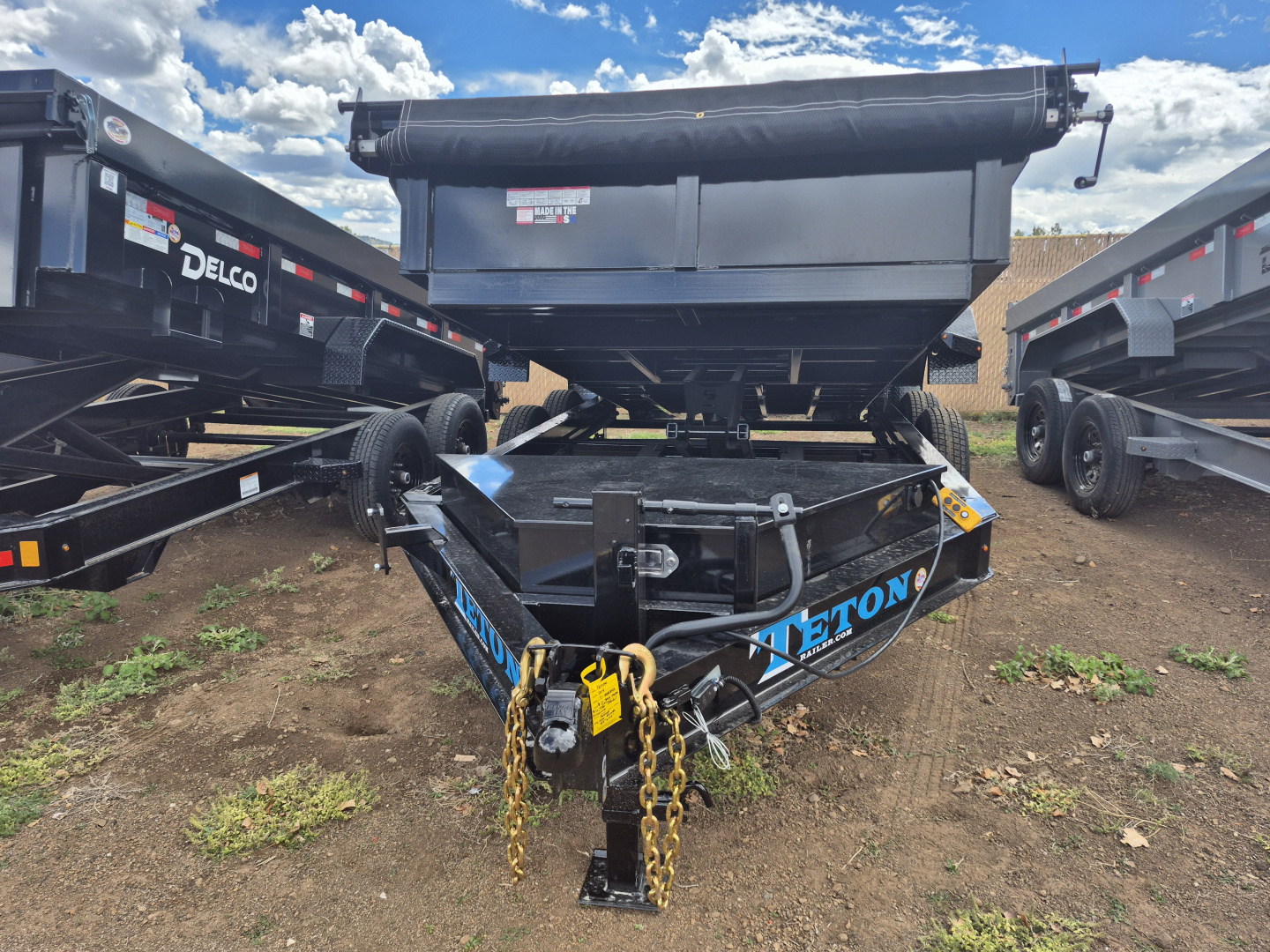 New 2026 Teton Tandem Axle Dump/14,000 GVWR/83"X14'