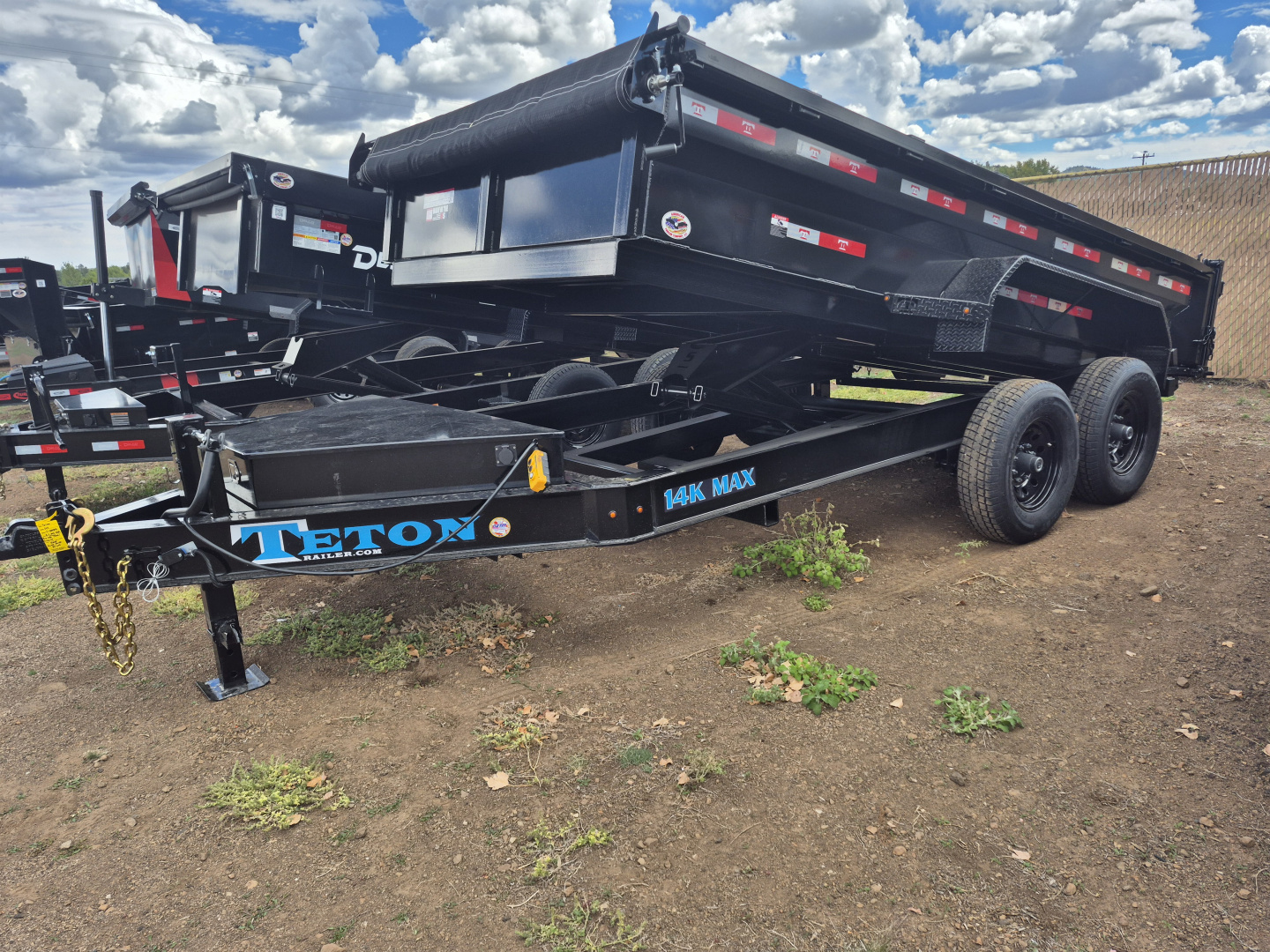 New 2026 Teton Tandem Axle Dump/14,000 GVWR/83"X14'