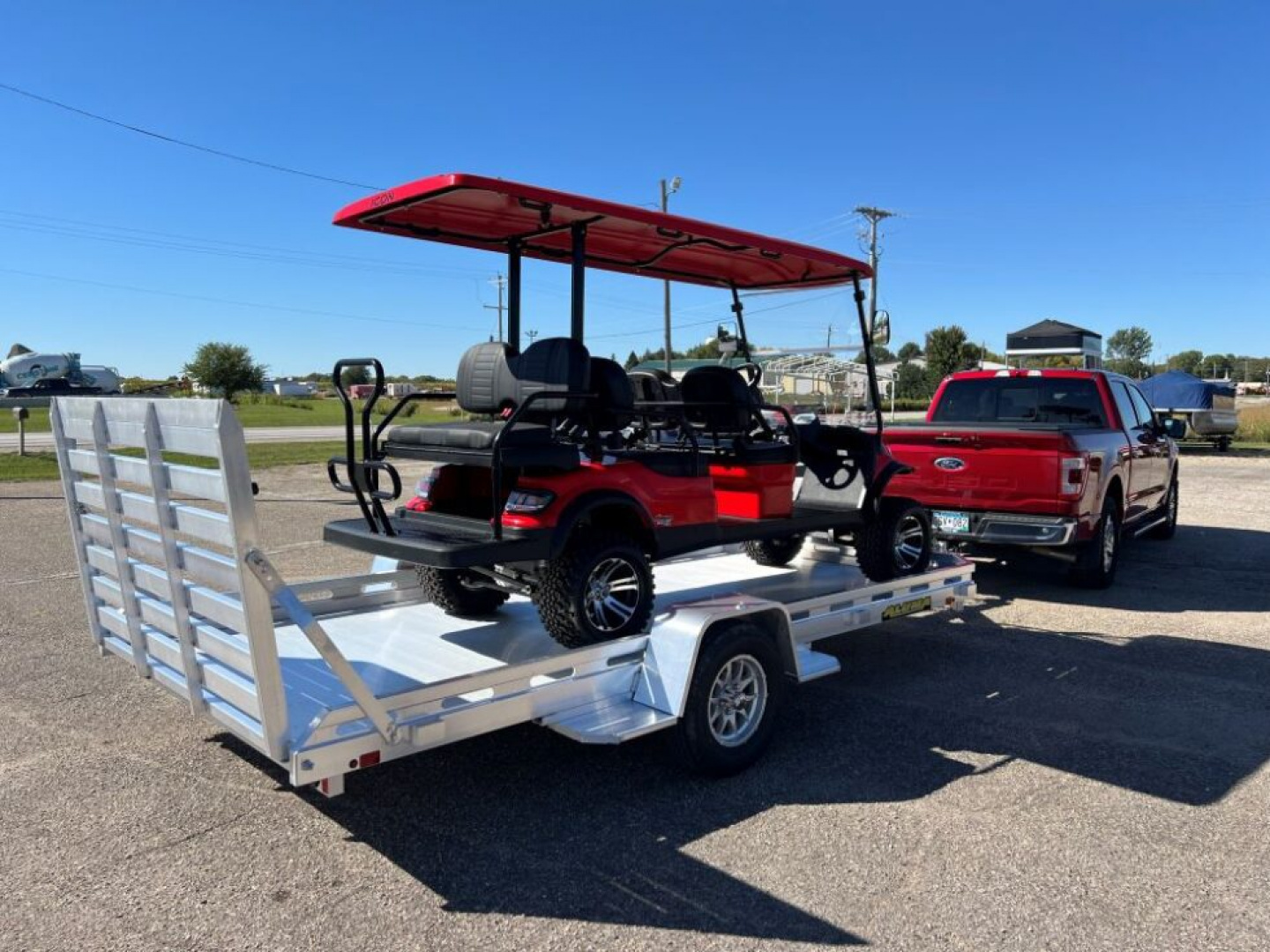 New 2026 Aluma 7814S-BT Utility Trailer / ALL ALUMINUM / 77.5" WIDE X 172.5" LONG