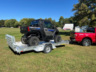 New 2026 Aluma 7814S-BT Utility Trailer / ALL ALUMINUM / 77.5  WIDE X 172.5  LONG