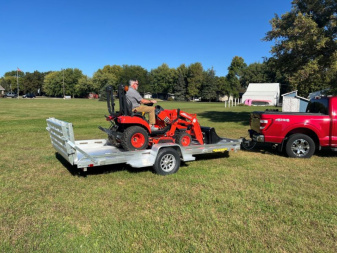 New 2026 Aluma 7814S-BT Utility Trailer / ALL ALUMINUM / 77.5" WIDE X 172.5" LONG