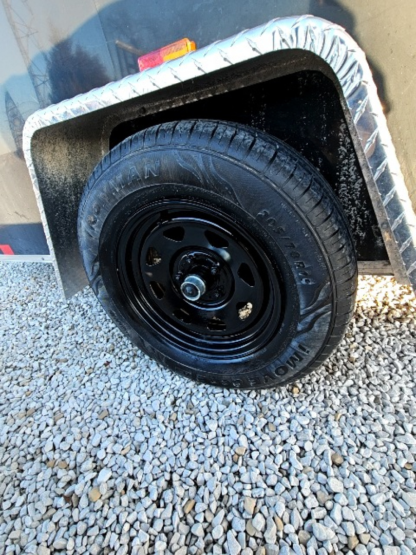 Used 2022 Pace American 7 x 12 3.5K Ramp Door Cargo / Enclosed Trailer w/ Brakes