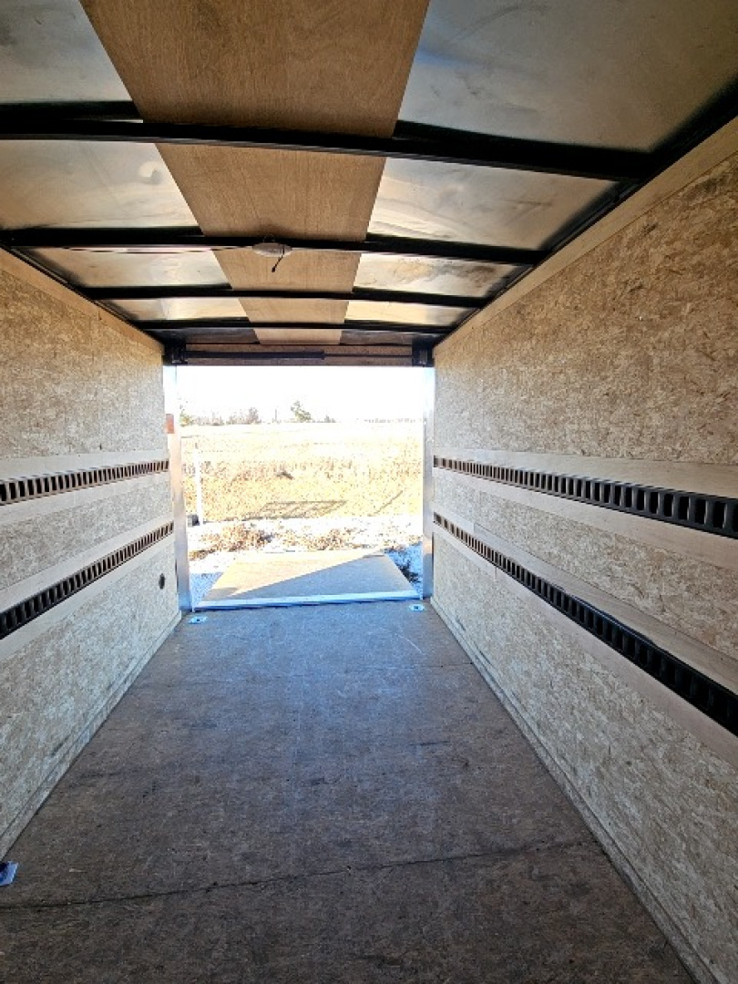 Used 2022 Pace American 7 x 12 3.5K Ramp Door Cargo / Enclosed Trailer w/ Brakes