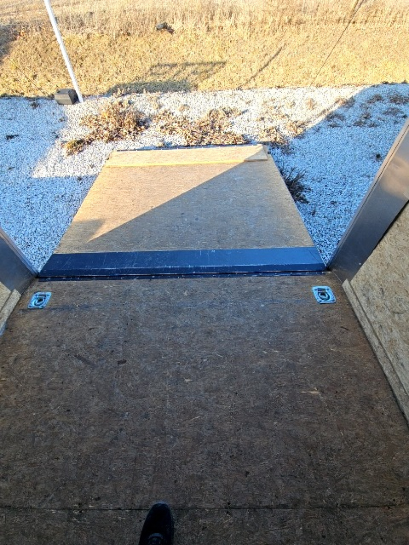 Used 2022 Pace American 7 x 12 3.5K Ramp Door Cargo / Enclosed Trailer w/ Brakes