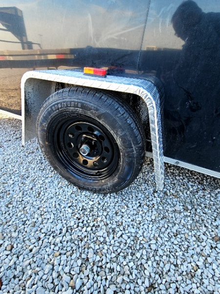 Used 2022 Pace American 7 x 12 3.5K Ramp Door Cargo / Enclosed Trailer w/ Brakes