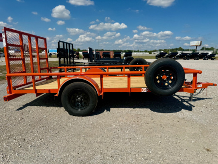 New 2026 Top Hat Trailers DSP12x77 Utility Trailer - Pokes Special