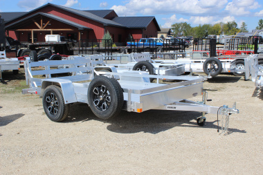 New 2026 Bear Track 76 x10' aluminum Utility Trailer