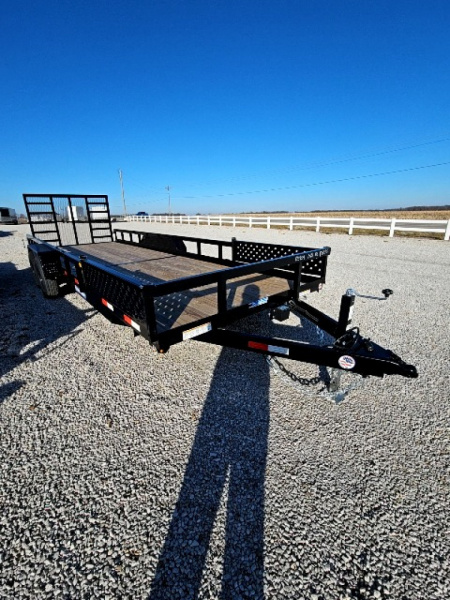 New 2026 Sure-Trac 7 x 22 10K Tube Top ATV Trailer