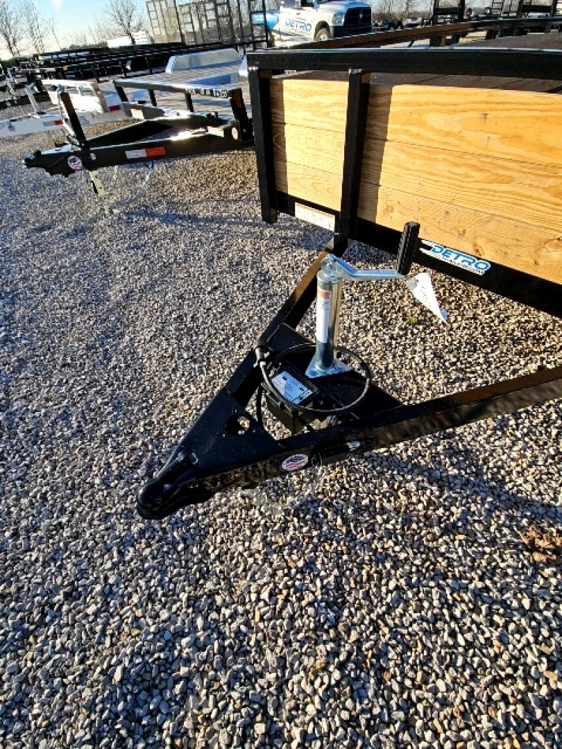 New 2026 Sure-Trac 7 x 18 7K Tube Top Three Board Utility Trailer