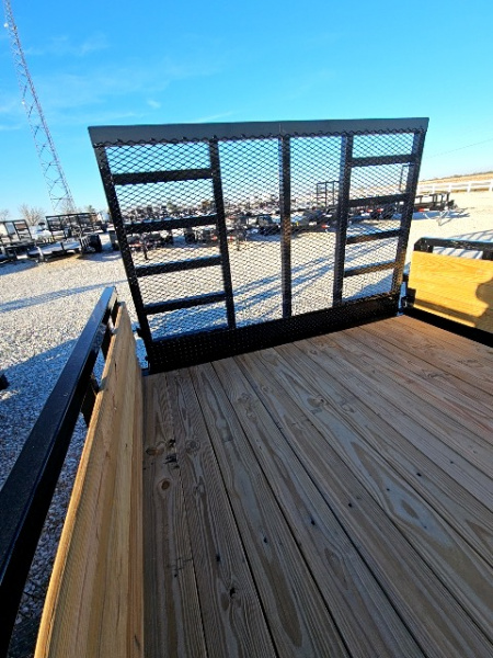 New 2026 Sure-Trac 7 x 18 7K Tube Top Three Board Utility Trailer