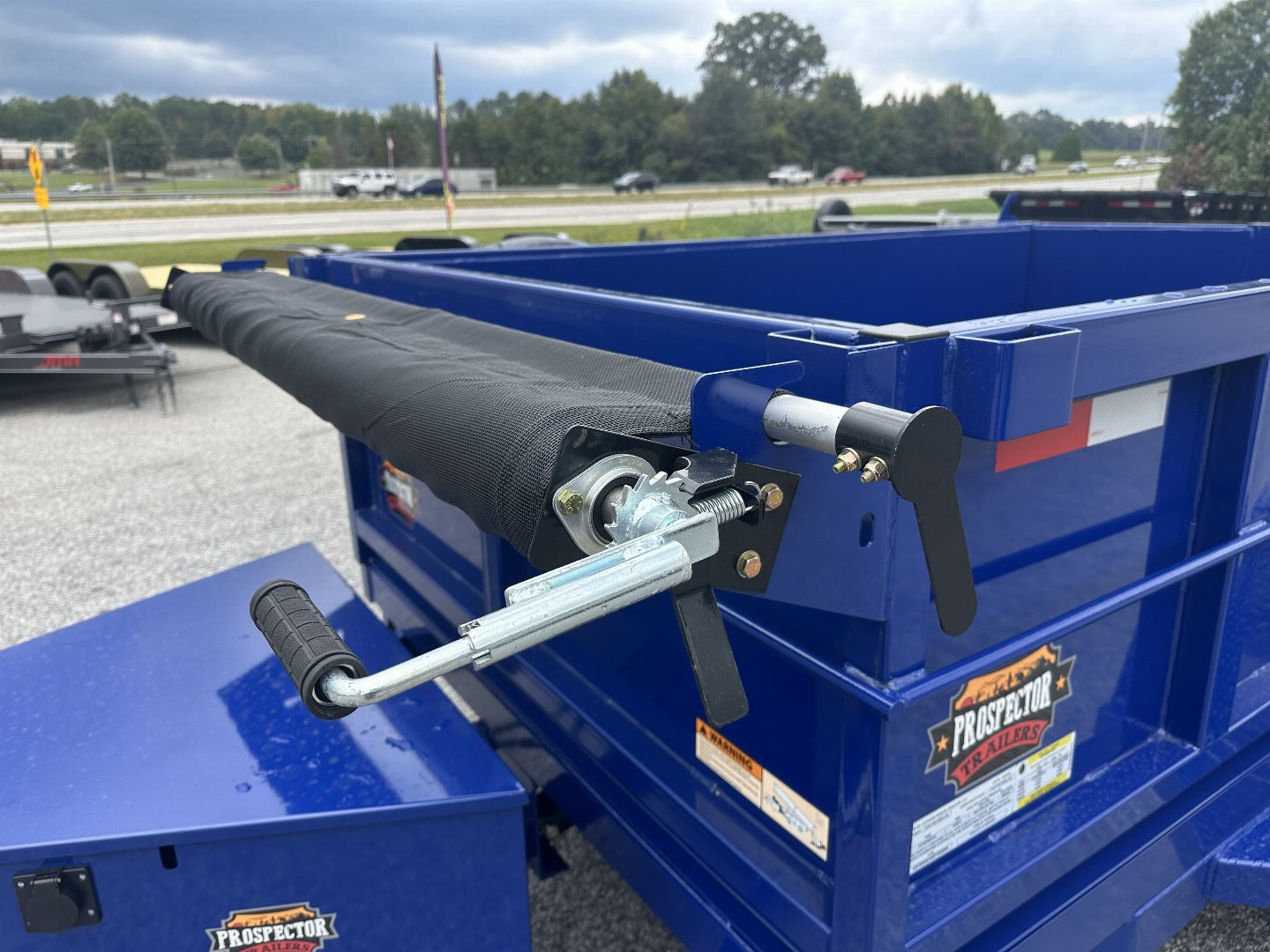 New 2026 PROSPECTOR 5X8 6K SINGLE AXLE DUMP TRAILER WITH 2' WALLS AND SPARE TIRE