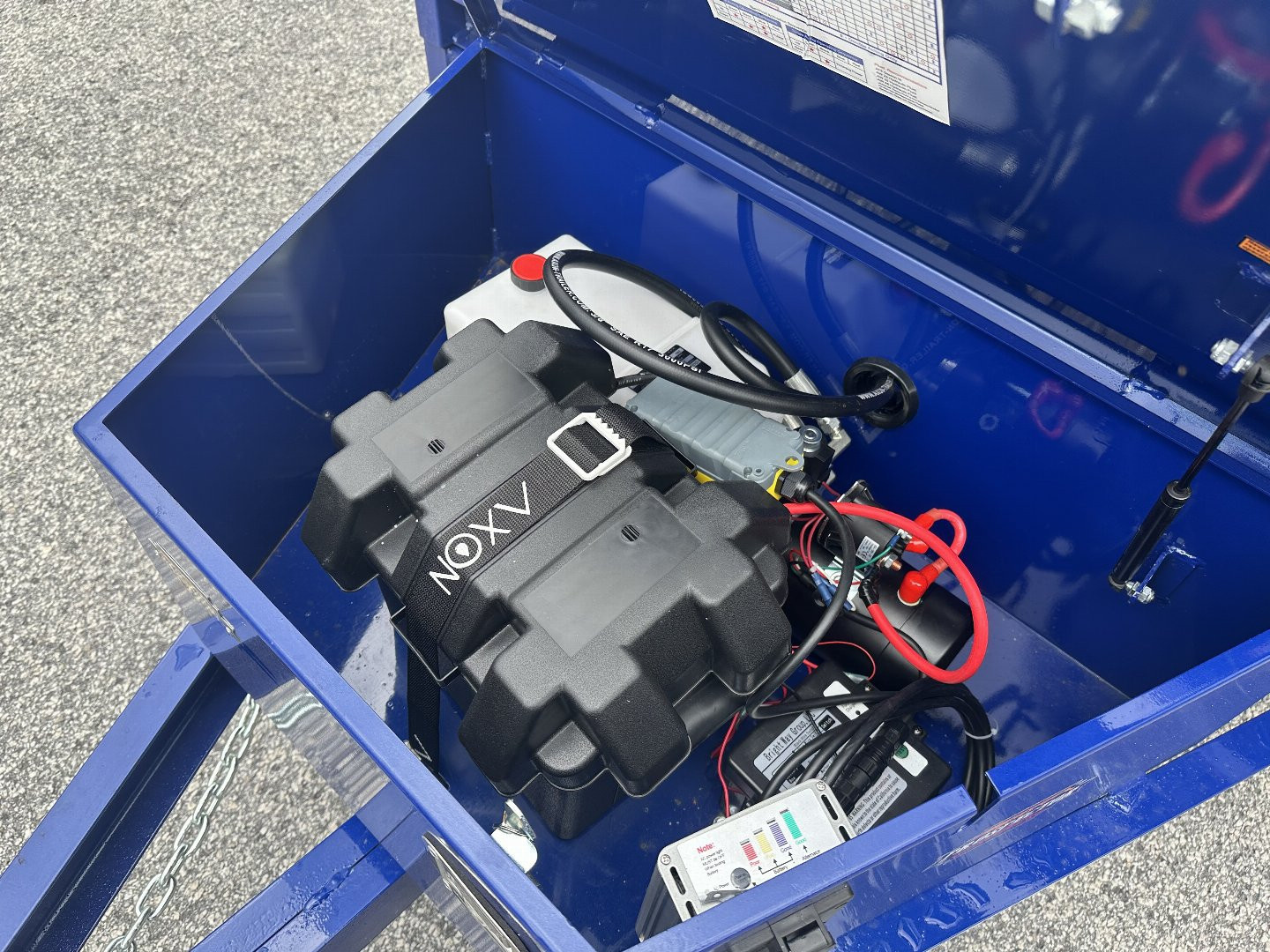 New 2026 PROSPECTOR 5X8 6K SINGLE AXLE DUMP TRAILER WITH 2' WALLS AND SPARE TIRE