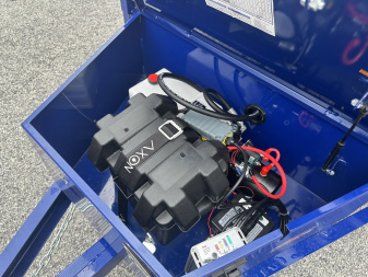 New 2026 PROSPECTOR 5X8 6K SINGLE AXLE DUMP TRAILER WITH 2' WALLS AND SPARE TIRE